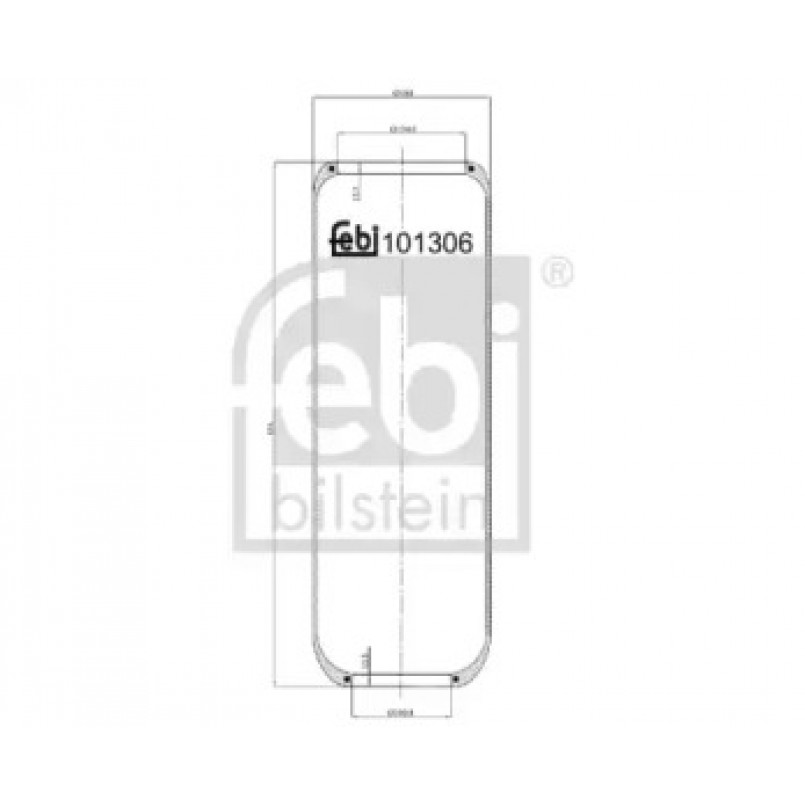 101306  FEBI - Пневмоподушка