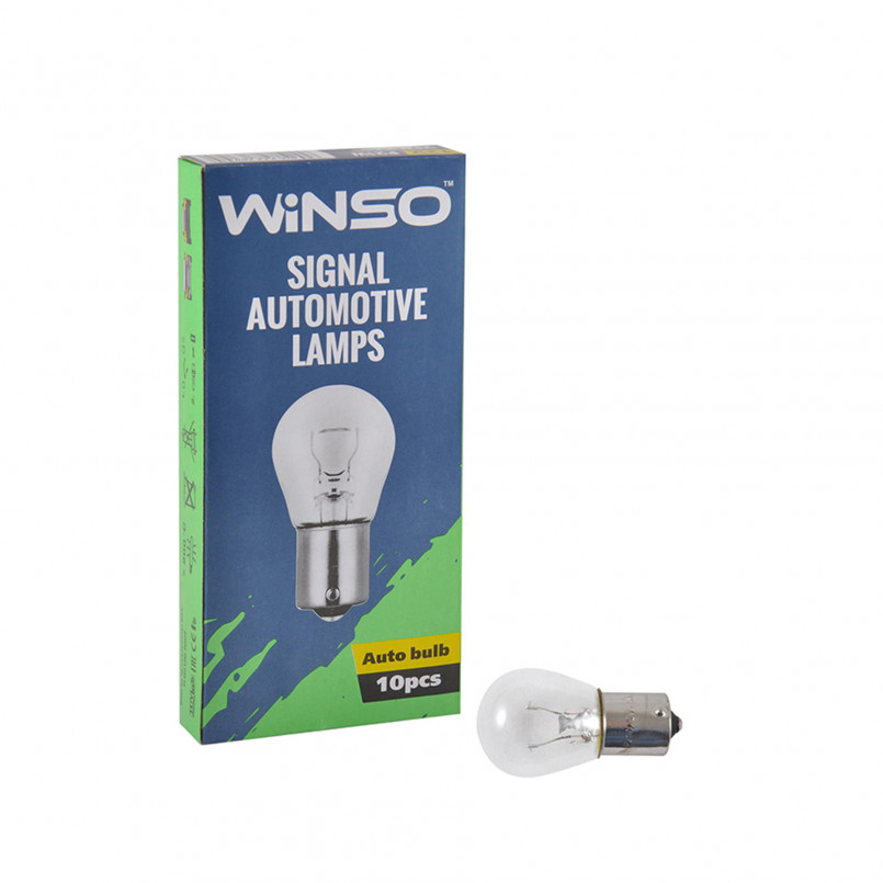 12V P21W 21W BA15s 10шт.уп.