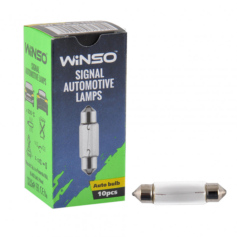 12V C5W 5W SV8.5 T11X41 10шт.уп.