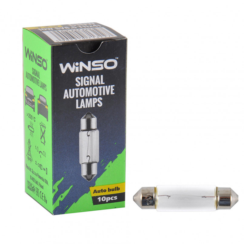 12V C10W 10W SV8.5 T11x41 10шт.уп.