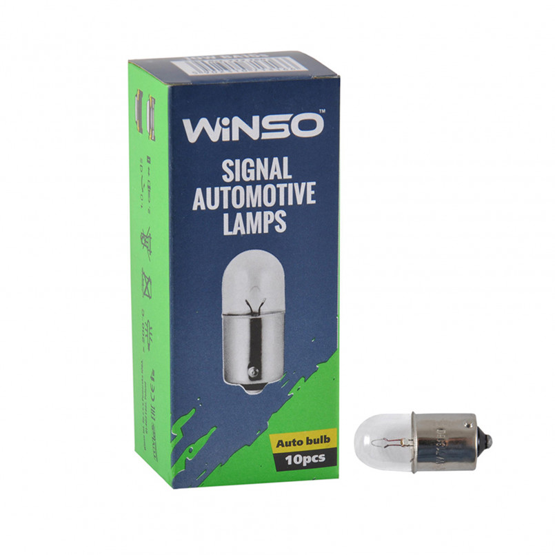 12V R5W 5W BA15s 10шт.уп.