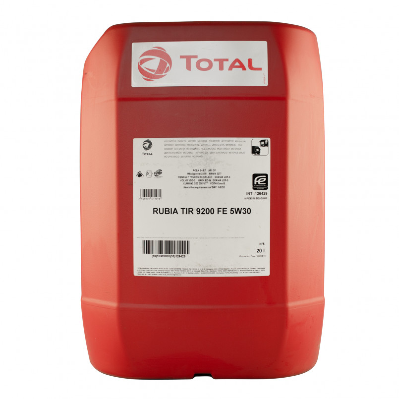 TOTAL RUBIA TIR 9200 FE 5W30 20L   олива моторна
