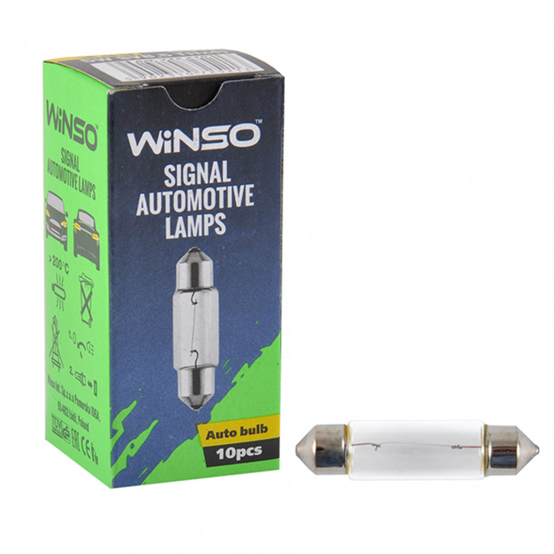 24V C10W 10W SV8.5 T11*41 10шт.уп.