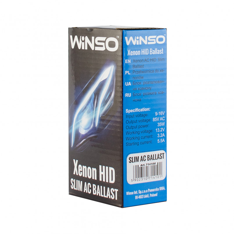 Slim AC Ballast, 12V, 35W, KET WINSO XENON