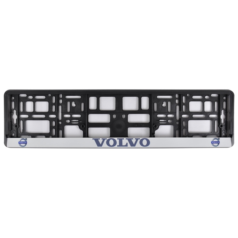 Рамка Сarlife кольоровий друк, Volvo сіро-біла
