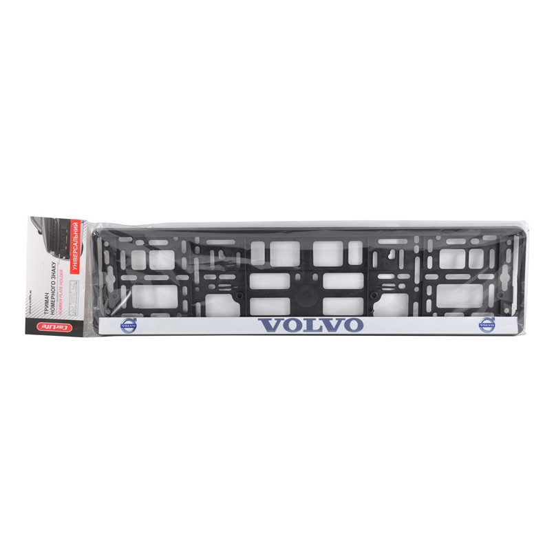 Рамка Сarlife кольоровий друк, Volvo сіро-біла