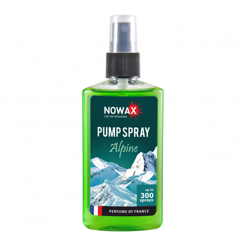 NOWAX Автомобільний ароматизатор повітря PUMP SPRAY 75ml, Alpine