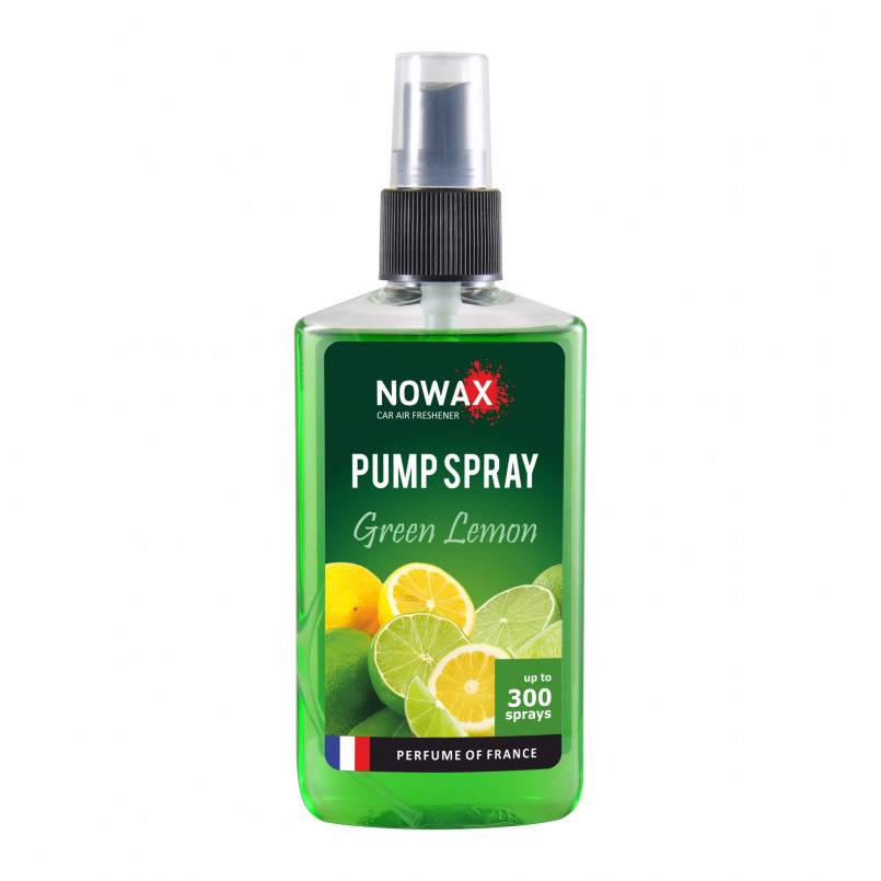 NOWAX Автомобільний ароматизатор повітря PUMP SPRAY 75ml, Green lemon