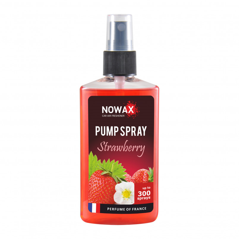NOWAX Автомобільний ароматизатор повітря PUMP SPRAY 75ml, Strawberry