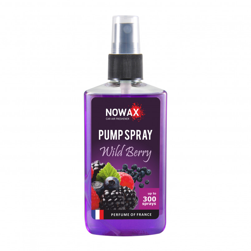 NOWAX Автомобільний ароматизатор повітря PUMP SPRAY 75ml, Wild berry