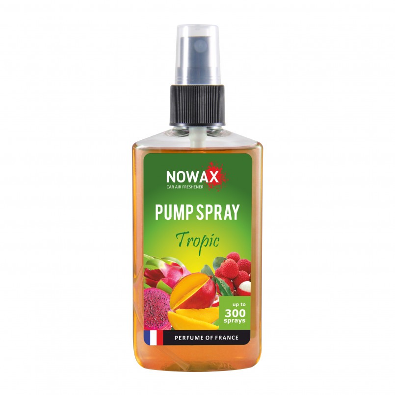 NOWAX Автомобільний ароматизатор повітря PUMP SPRAY 75ml, Tropic