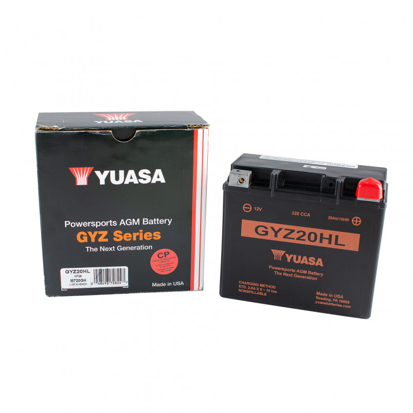 Акумулятор МОТО GYZ20HL (WC) Yuasa 12V 21,1Ah 310A