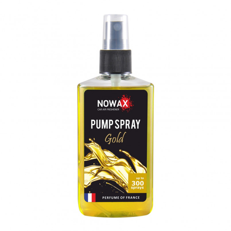 NOWAX Автомобільний ароматизатор повітря PUMP SPRAY 75ml, Gold