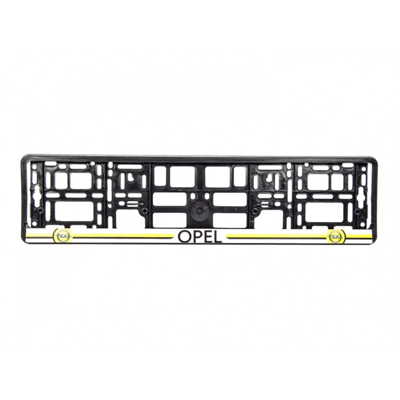 Рамка номерного знаку OPEL (жовтий)