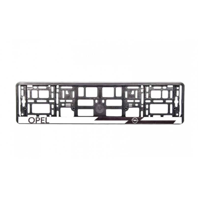 Рамка номерного знаку OPEL (білий)