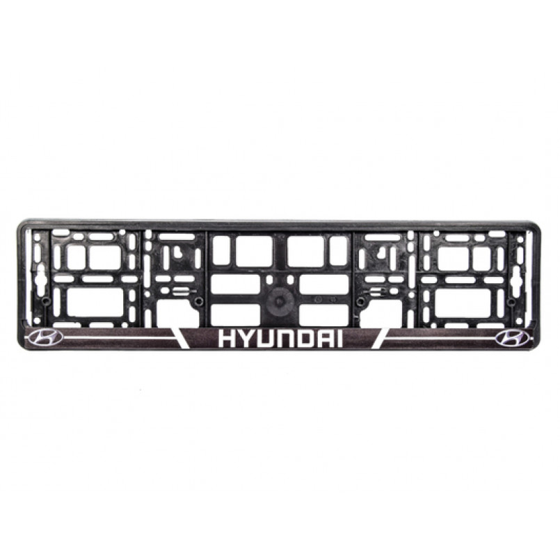 Рамка номерного знаку HYUNDAI (чорний)