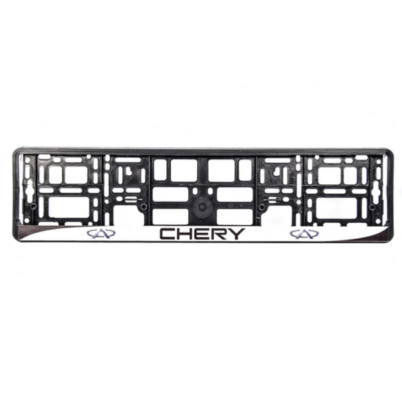 Рамка номерного знаку CHERY (чорна)
