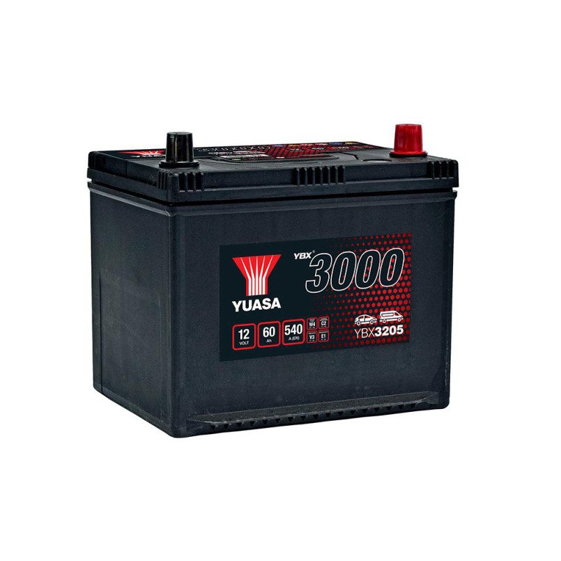 Акумулятор YBX3205 Yuasa 12V 60Ah 540A
