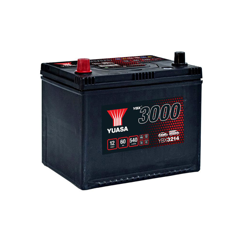 Акумулятор YBX3214 Yuasa 12V 60Ah 540A