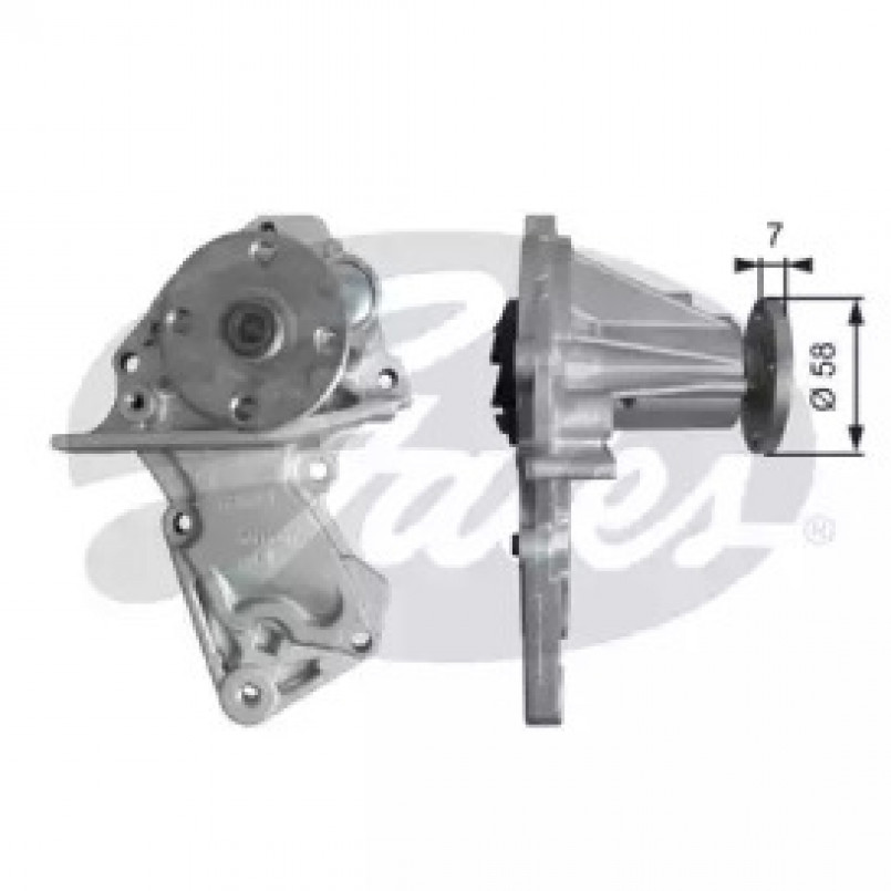 WP0117 (7702-10117)  Насос охолоджуючої рідини GATES WATERPUMP