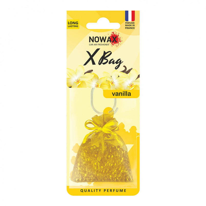 NOWAX Автомобільний ароматизатор повітря полімерний Nowax X Bag - Vanilla (20шт/ящ)