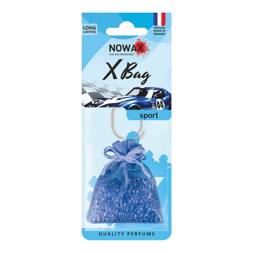 NOWAX Автомобільний ароматизатор повітря полімерний Nowax X Bag - Sport (20шт/ящ)