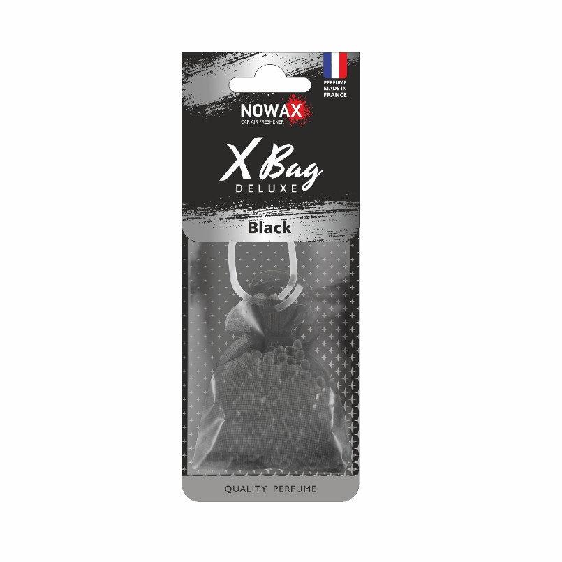 NOWAX Автомобільний ароматизатор повітря полімерний X Bag DELUXE - Black