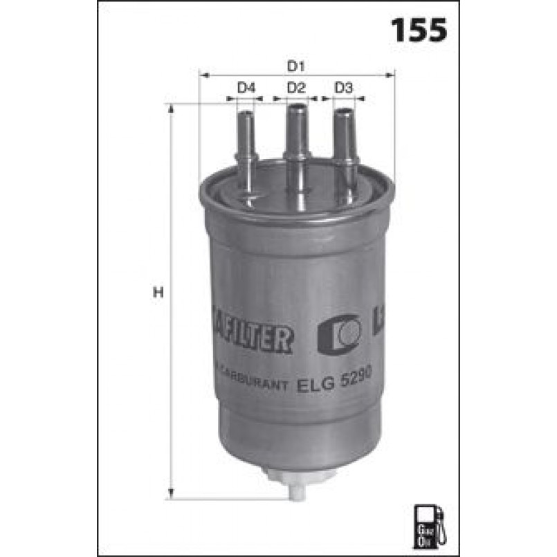 ELG5336 Фільтр палива ( аналог/KL511)