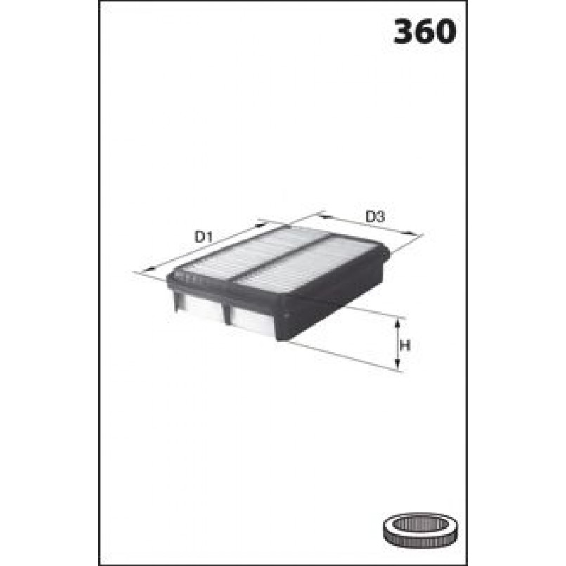 ELP9423 Фільтр повітря ( аналогWA9774/)
