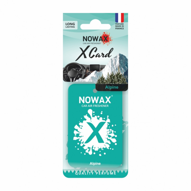 NOWAX Ароматизатор NOWAX серія _X CARD_ - Alpine