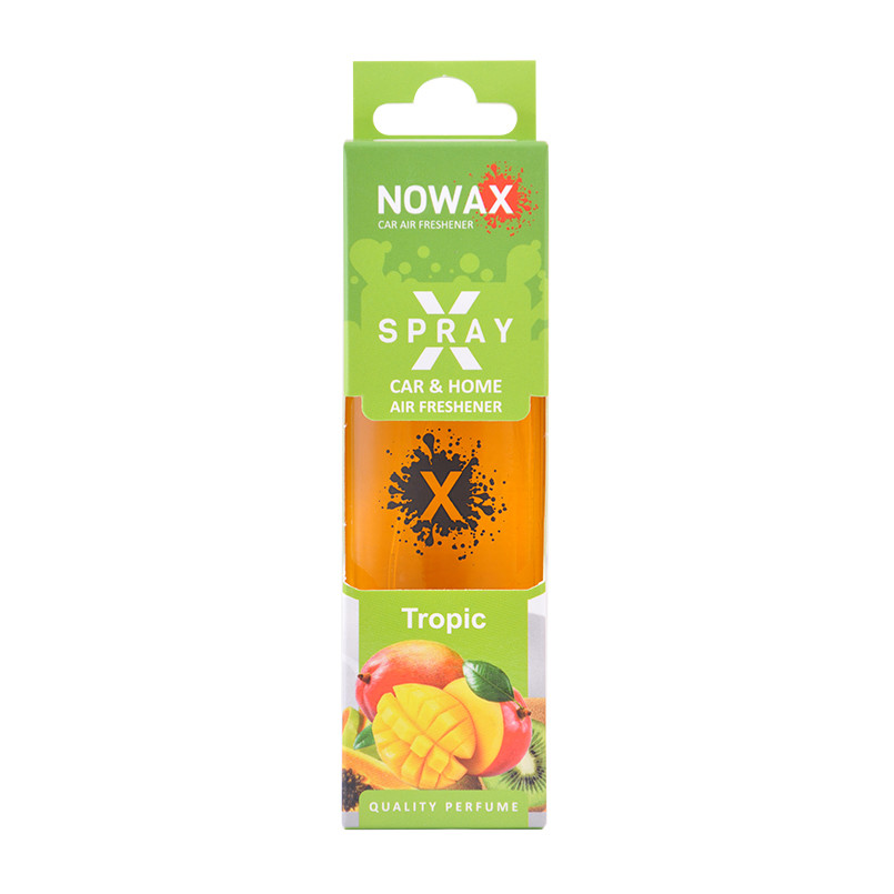 NOWAX Ароматизатор повітря з розпилювачем в коробці NOWAX серія “X Spray“ - Tropic