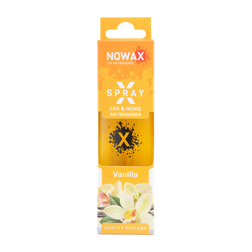 NOWAX Ароматизатор повітря з розпилювачем в коробці NOWAX серія “X Spray“ - Vanilla