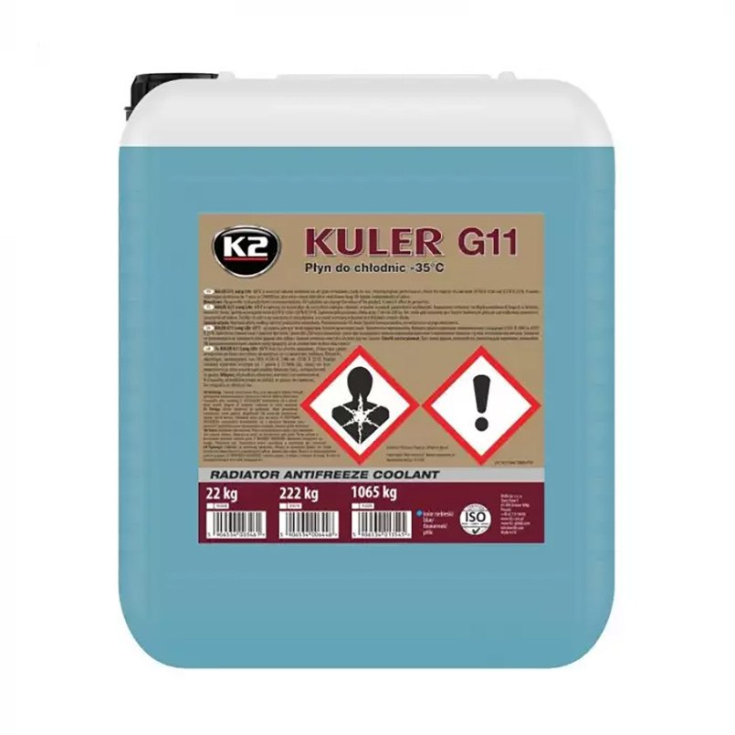 K2 KULER -35C 22KG BLUE, антифриз синій