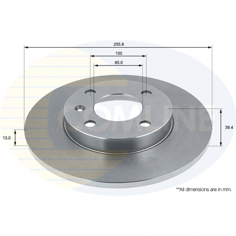 ADC1403 Comline - Диск гальмівний