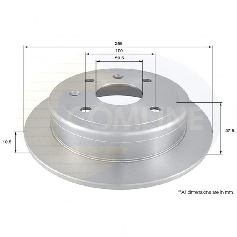 ADC1079 Comline - Диск гальмівний