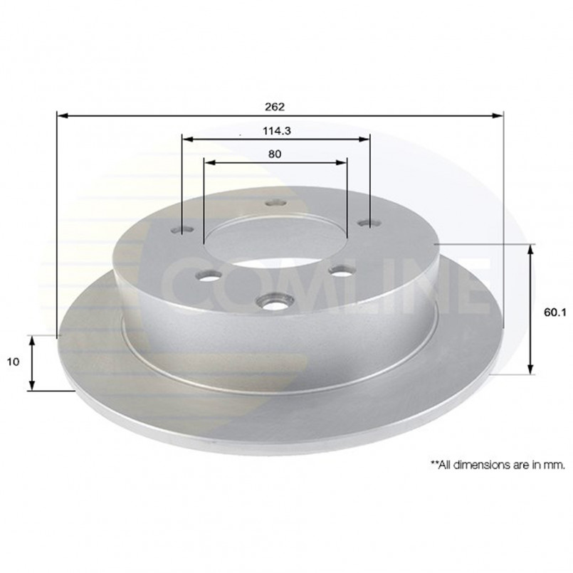 ADC0382 Comline - Диск гальмівний