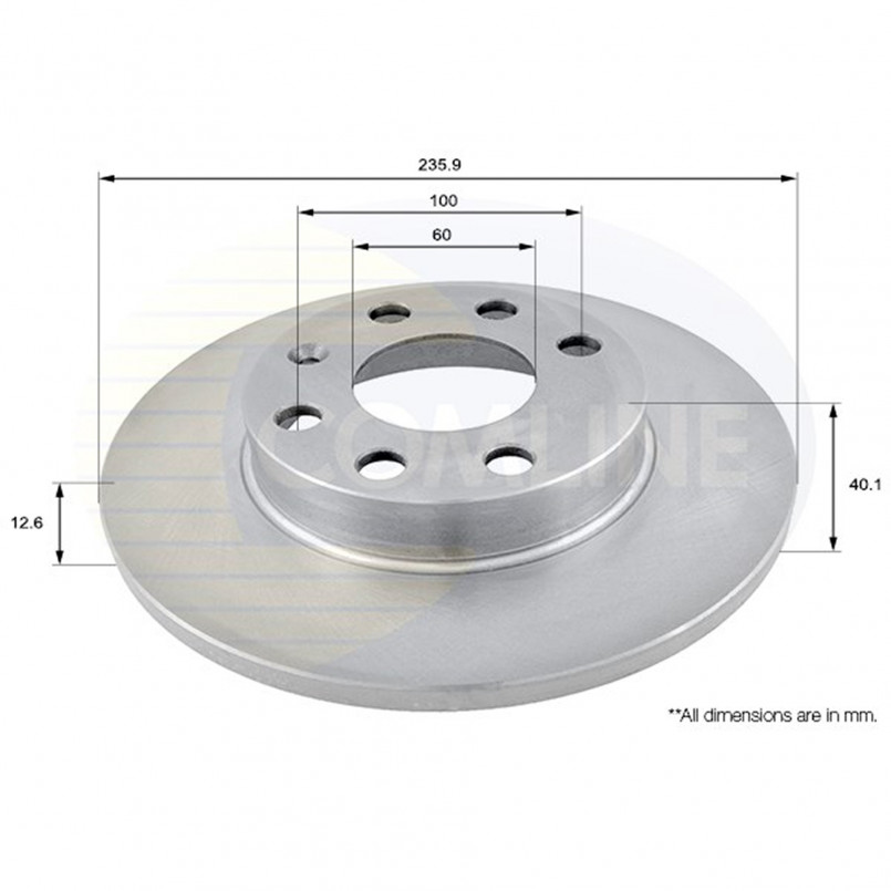 ADC1101 Comline - Диск гальмівний