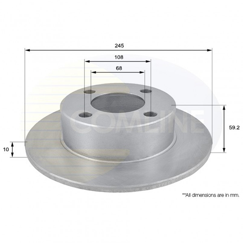 ADC1423 Comline - Диск гальмівний
