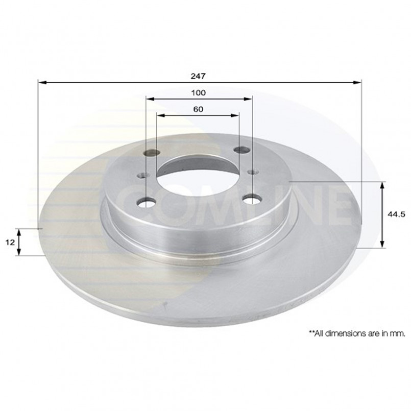 ADC0918 Comline - Диск гальмівний