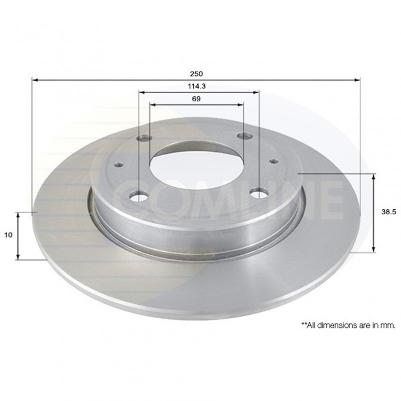 ADC0372 Comline - Диск гальмівний