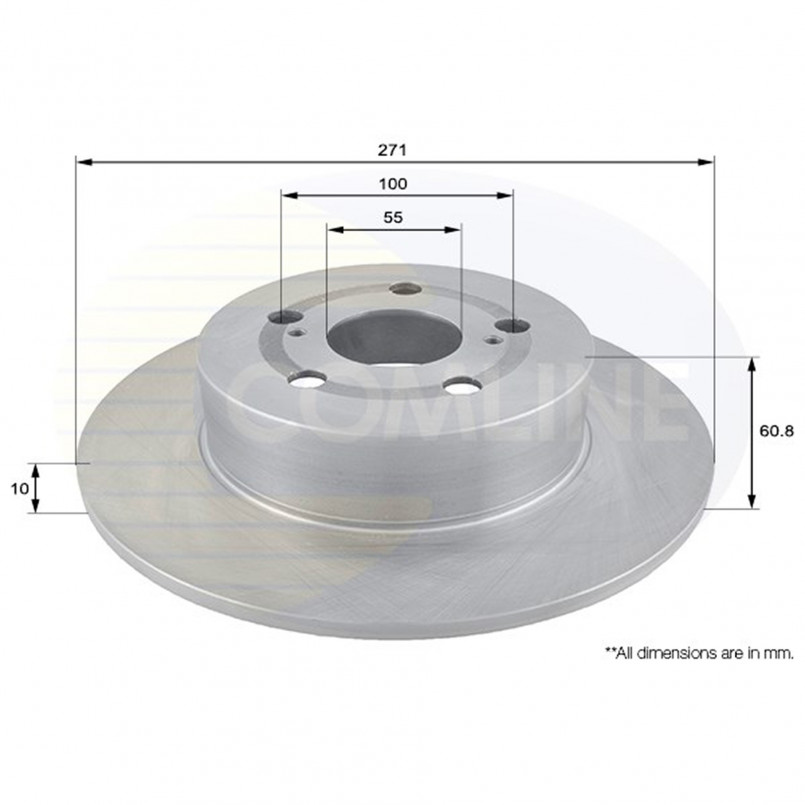 ADC01108 Comline - Диск гальмівний