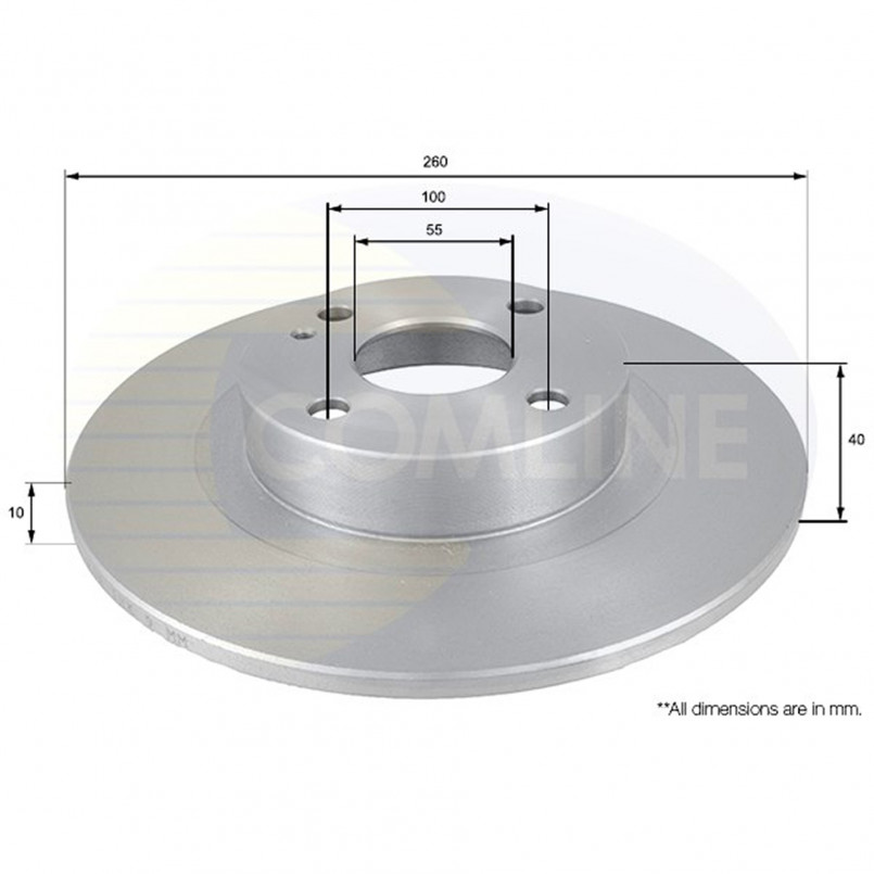 ADC0438 Comline - Диск гальмівний