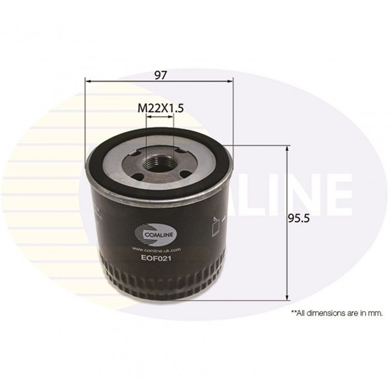 EOF021 Comline - Фільтр оливи ( аналогWL7089/OC232 )