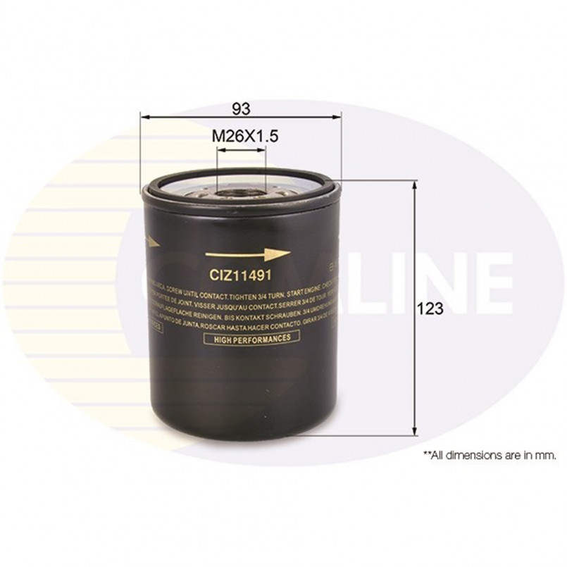 CIZ11491 Comline - Фільтр оливи ( аналогWL7178/OC326 )