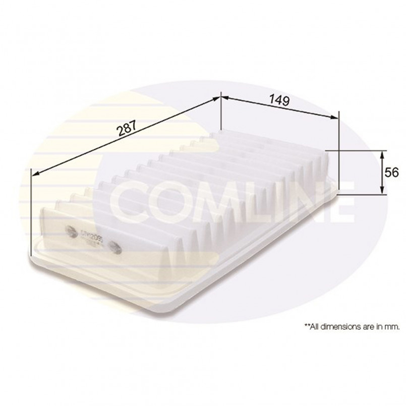 CTY12095 Comline - Фільтр повітря ( аналогWA6785/LX1286 )