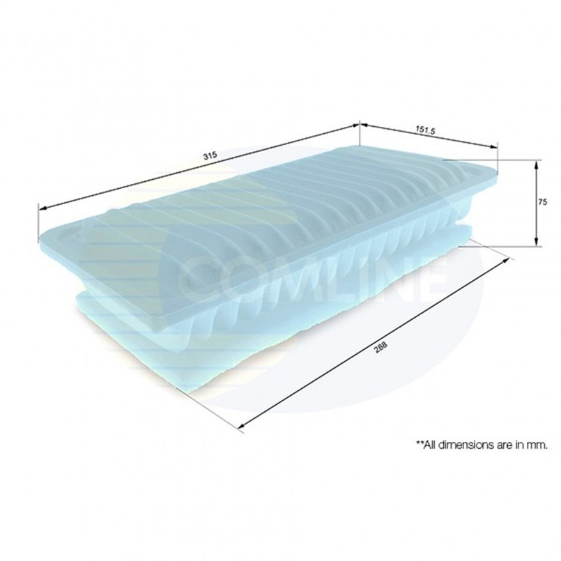 CTY12072 Comline - Фільтр повітря ( аналогWA9554/LX3187 )