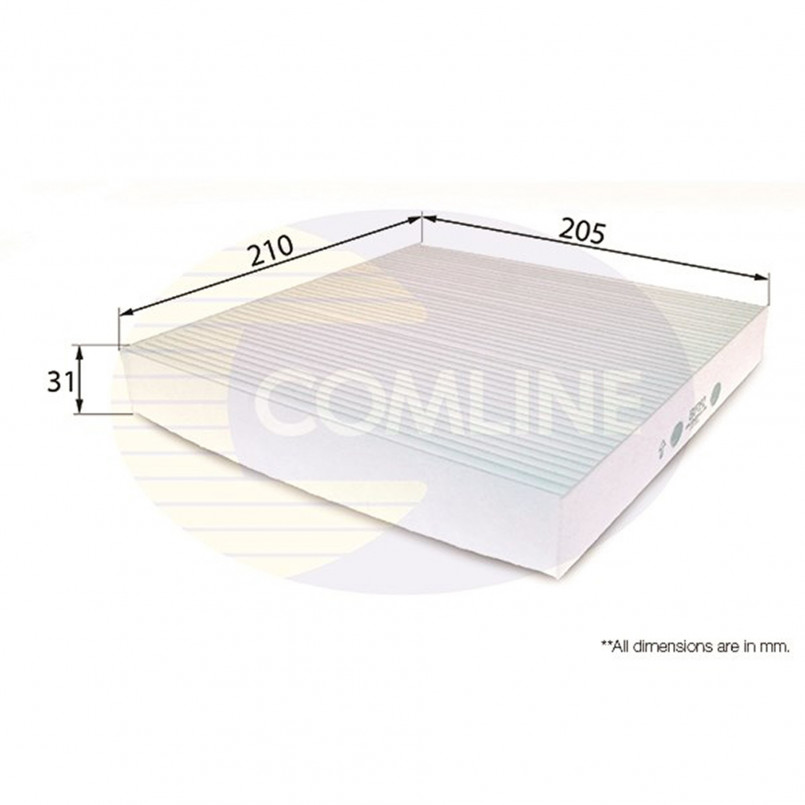 EKF192 Comline - Фільтр салону ( аналогWP9106/LA136 )