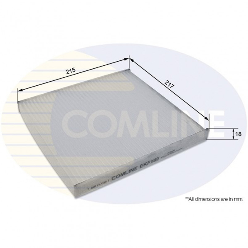 EKF189 Comline - Фільтр салону ( аналогWP9026/LA477 )