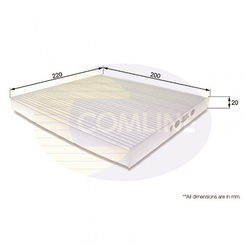 EKF187 Comline - Фільтр салону ( аналогWP9136/LA157 )