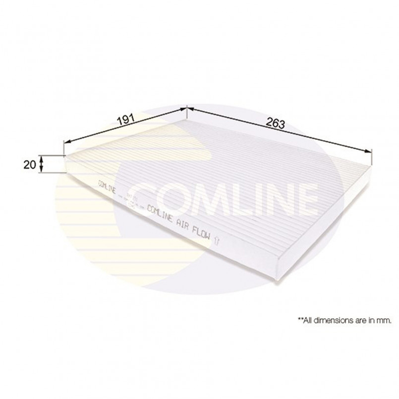 EKF191 Comline - Фільтр салону ( аналогWP9350/LA396 )